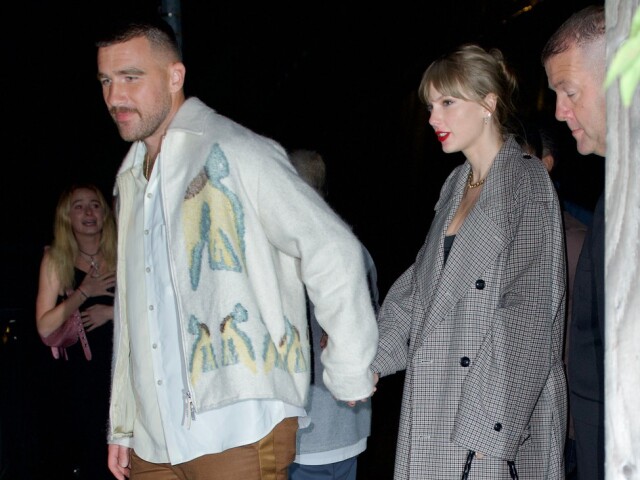 Taylor Swift a športovec Travis Kelce