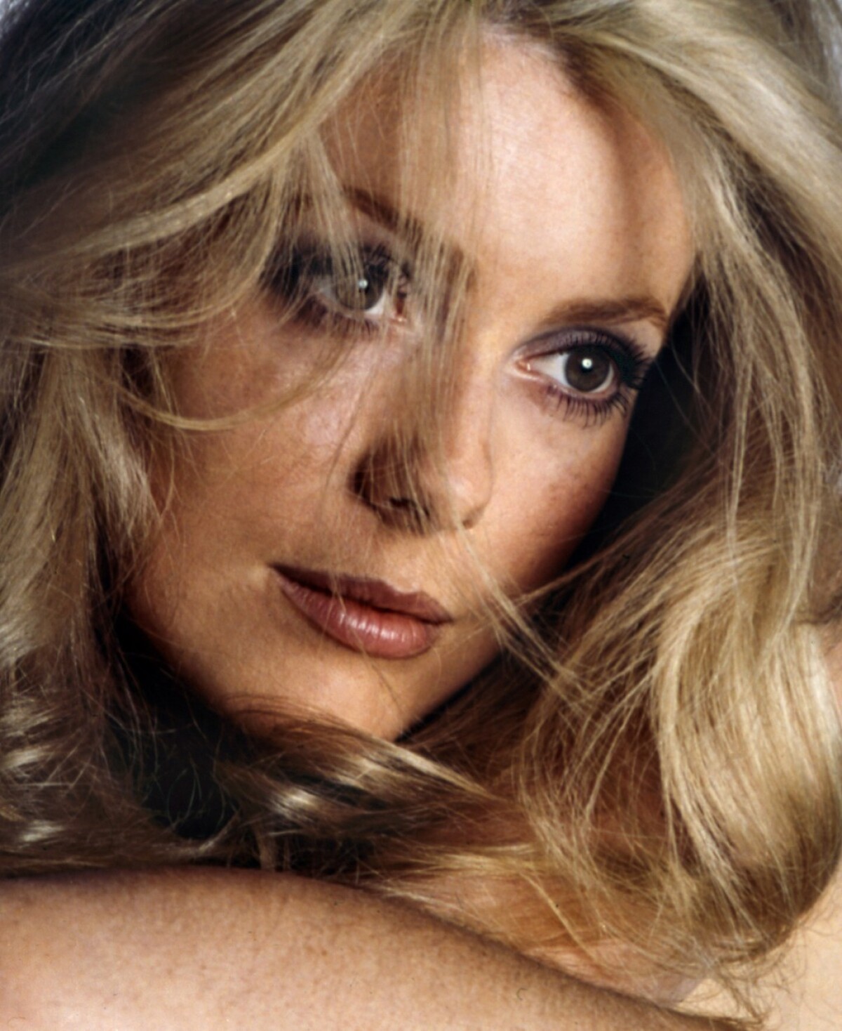 Herečka Catherine Deneuve na zábere z roku 1969.