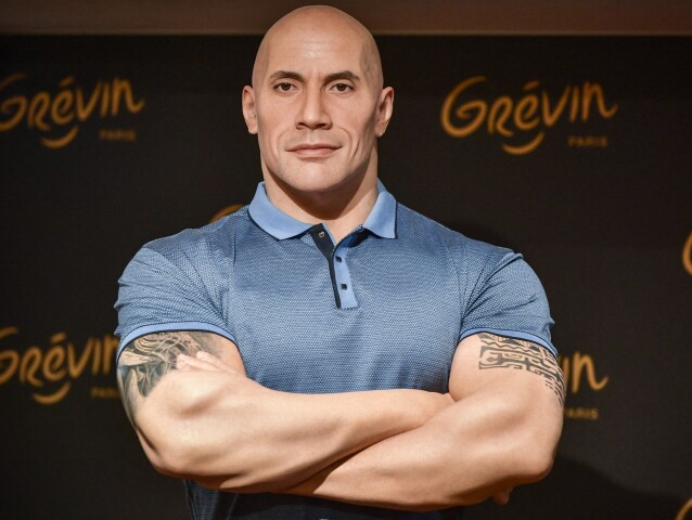 Dwayne The Rock Johnson, vosková figurína