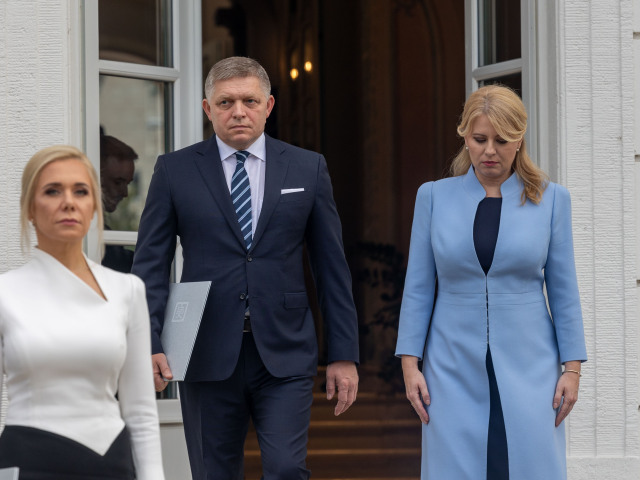 Zuzana Čaputová / Robert Fico / Denisa Saková /