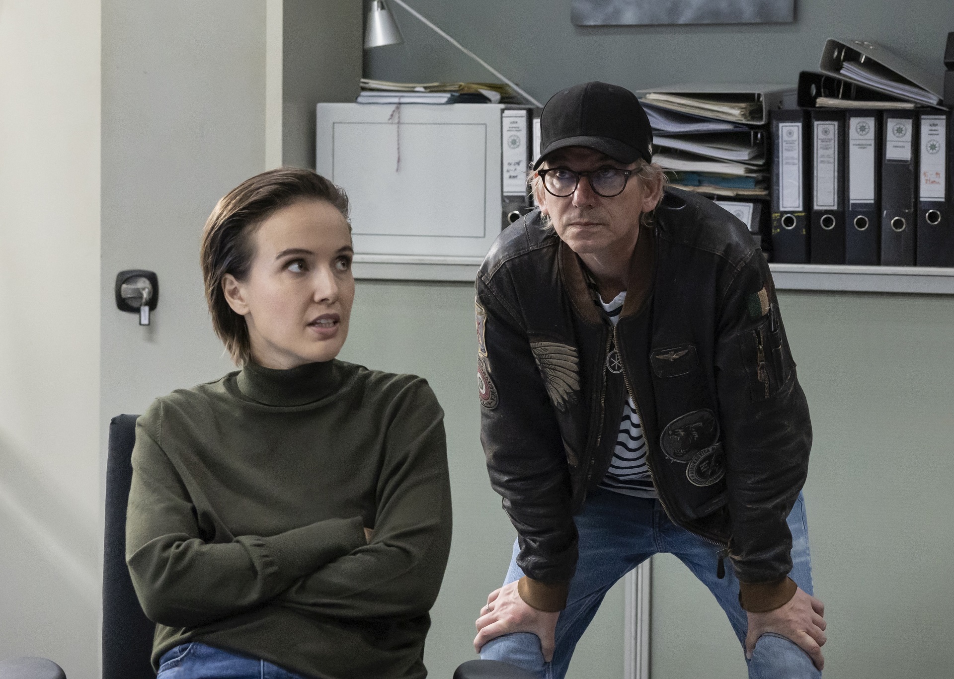 Tereza Ramba na zábere z druhej série krimi seriálu Docent.