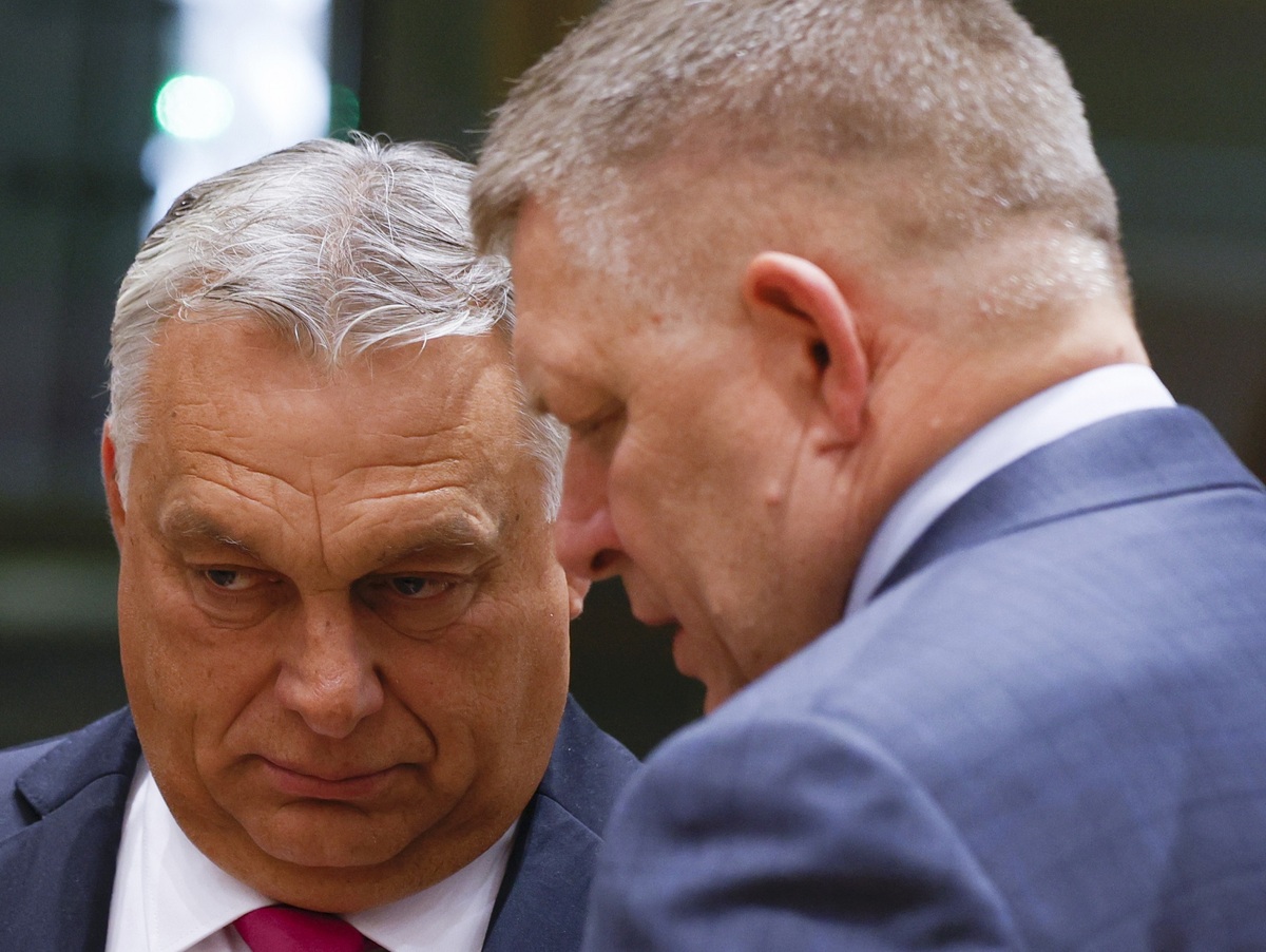 Robert Fico / Viktor Orbán /