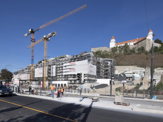 SR Bratislava Vydrica výstavba projekt BAX