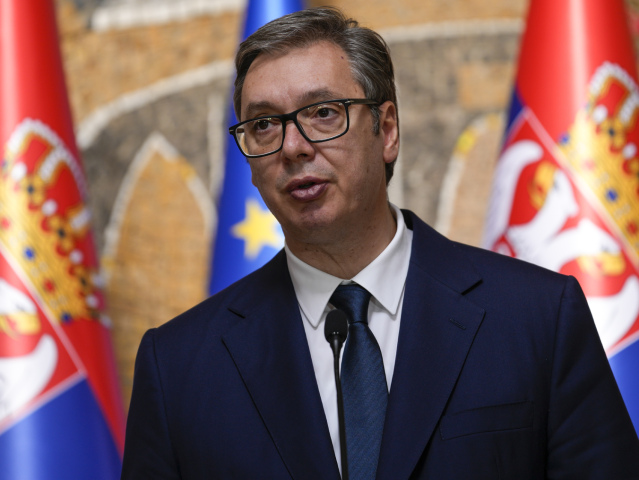 Srbský prezident Aleksandar Vučić