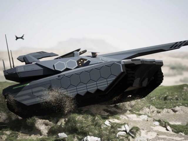 Hyundai Rotem tank koncept