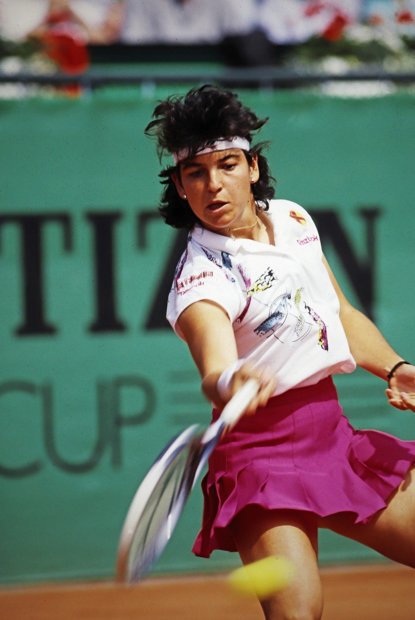 Arantxa Sánchezová Vicariová kedysi.