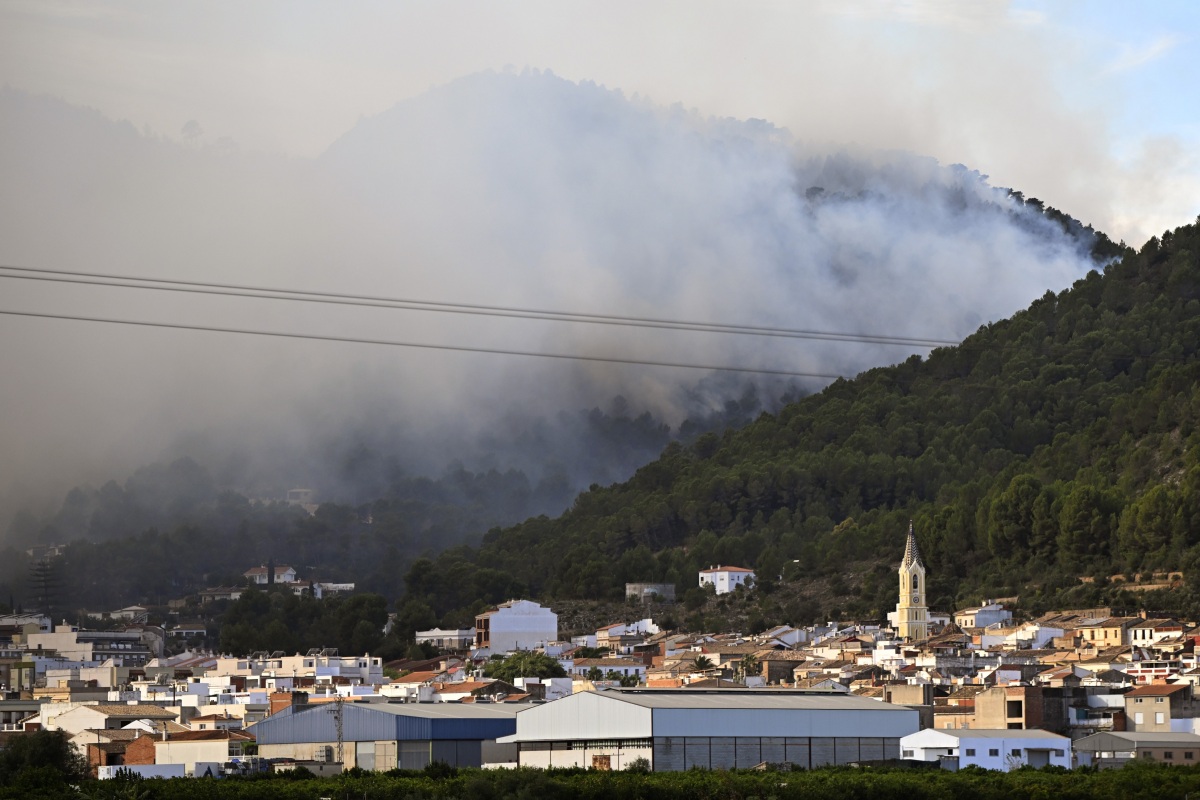 Španielsko / Požiar / Oheň / Plamene / Palma de Gandia /