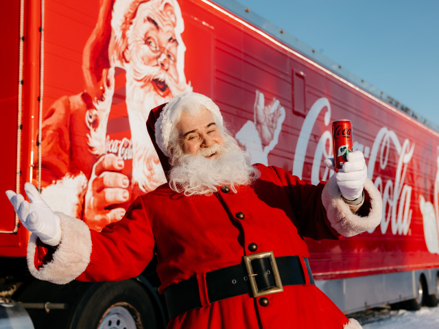 Coca-Cola vianočný kamión