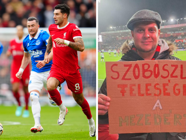 Dominik Szoboszlai a fanusik