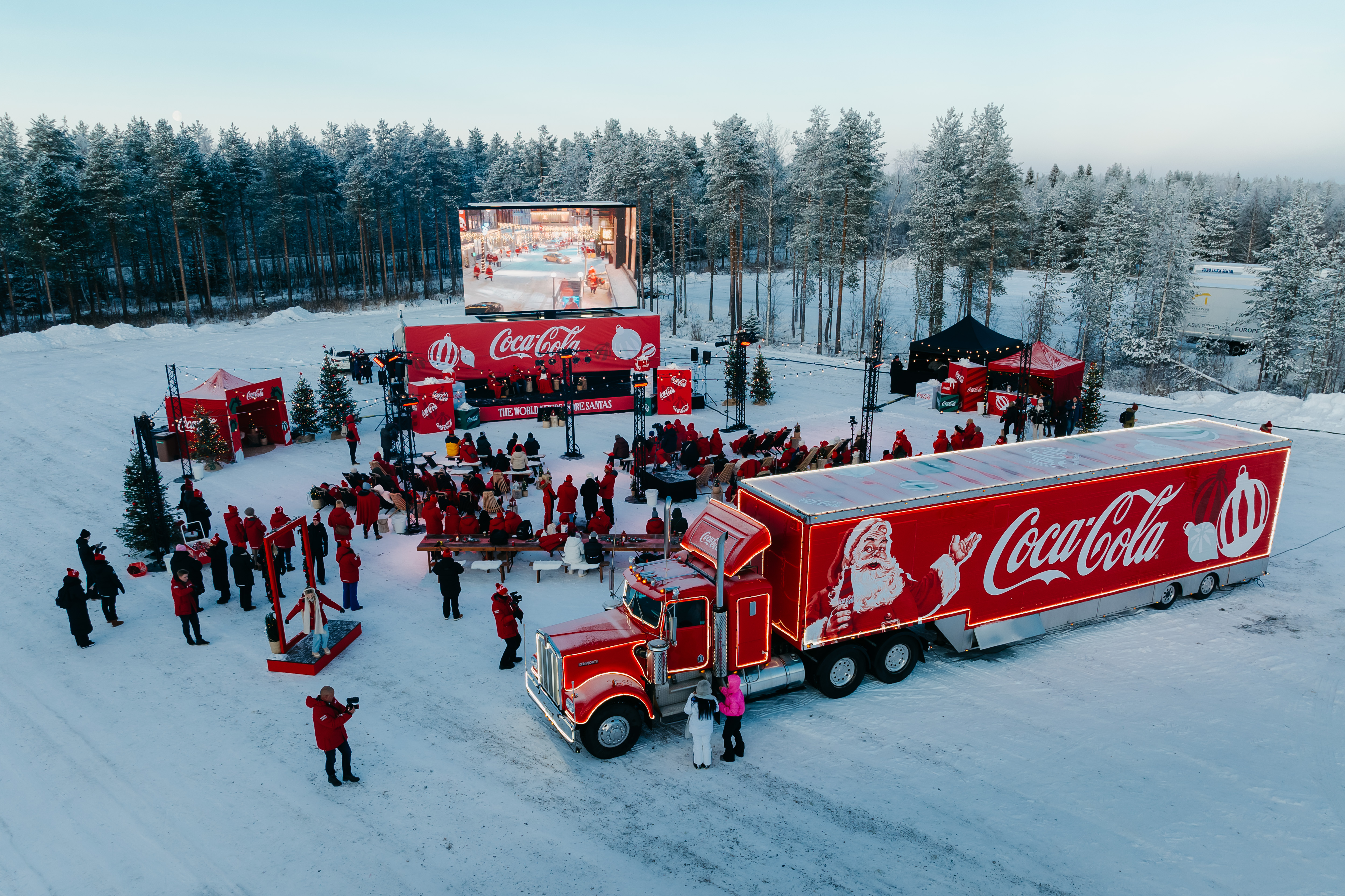 Coca-Cola vianočný kamión
