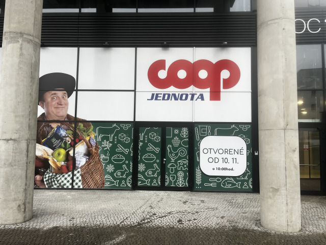 Coop Jednota Otváranie prevádzky