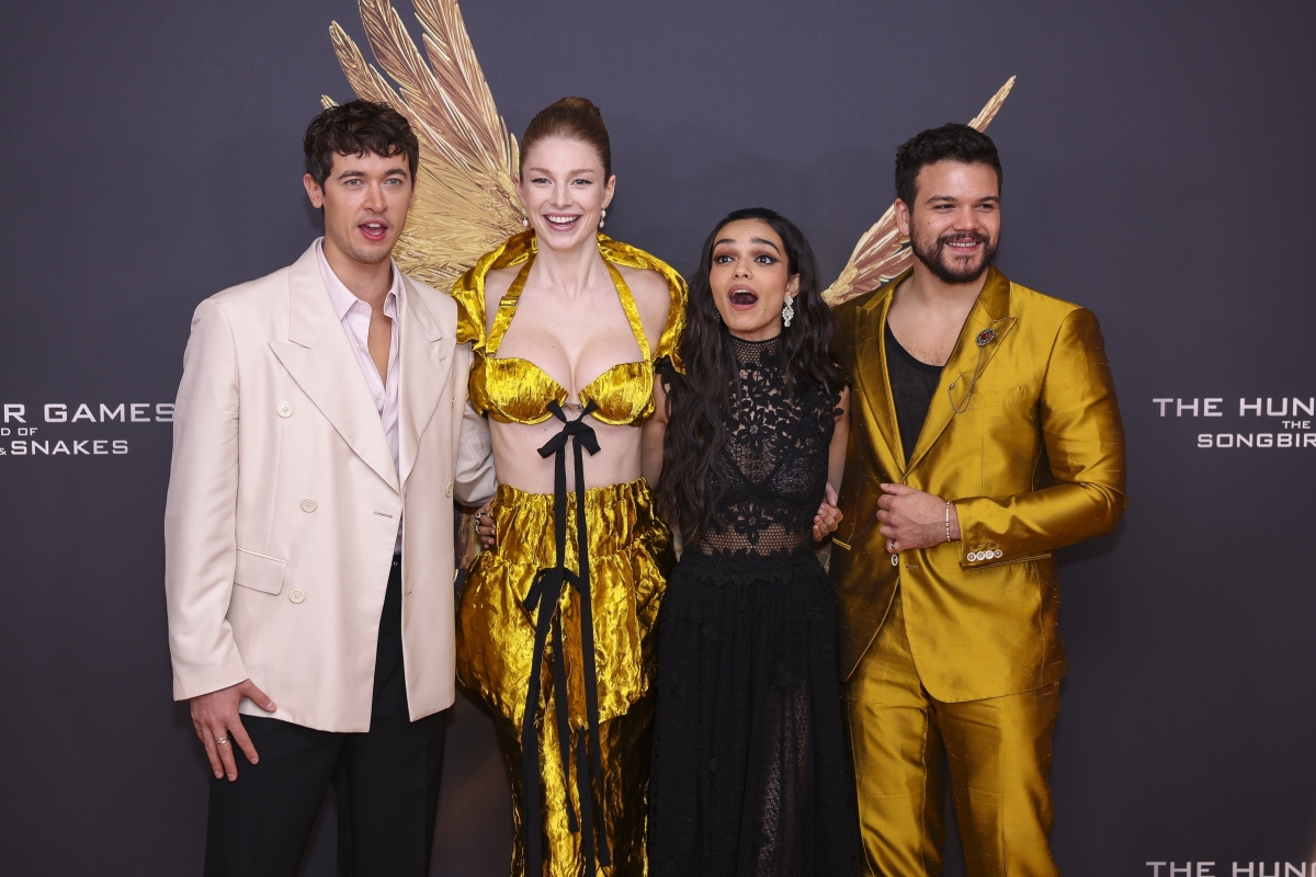 Tom Blyth, Hunter Schafer, Rachel Zegler a Josh Andres Rivera