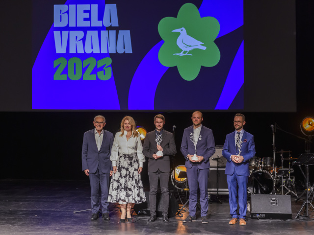 SR Biela vrana 2023 laureáti ocenenia odovzdávanie BAX