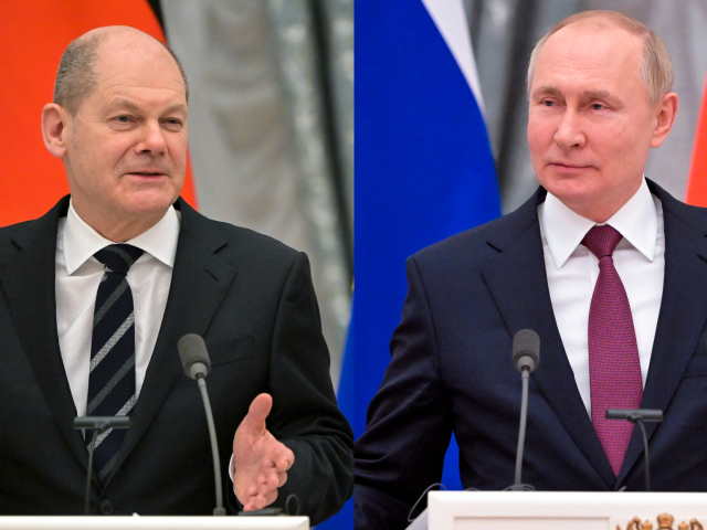 scholz, putin