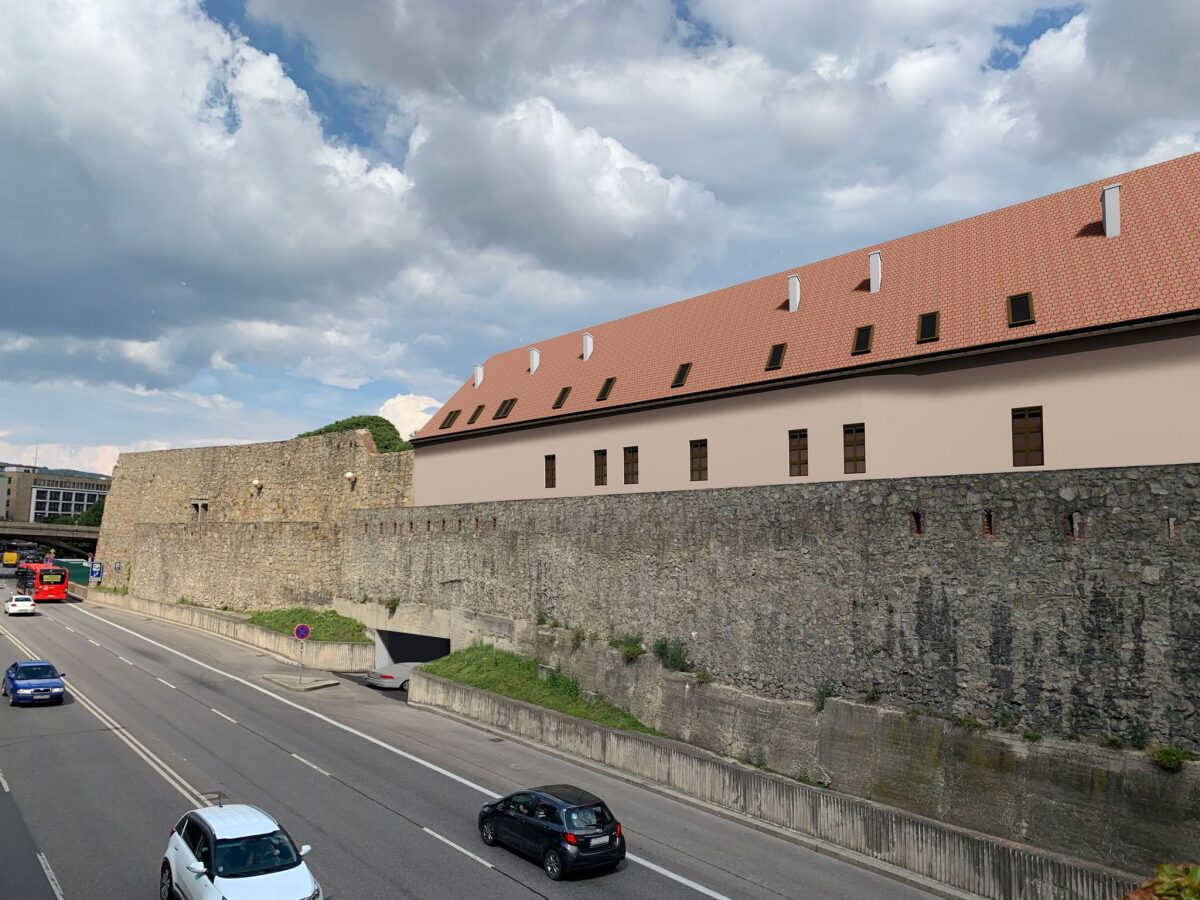 esterházyho palác, tunel, parkovisko