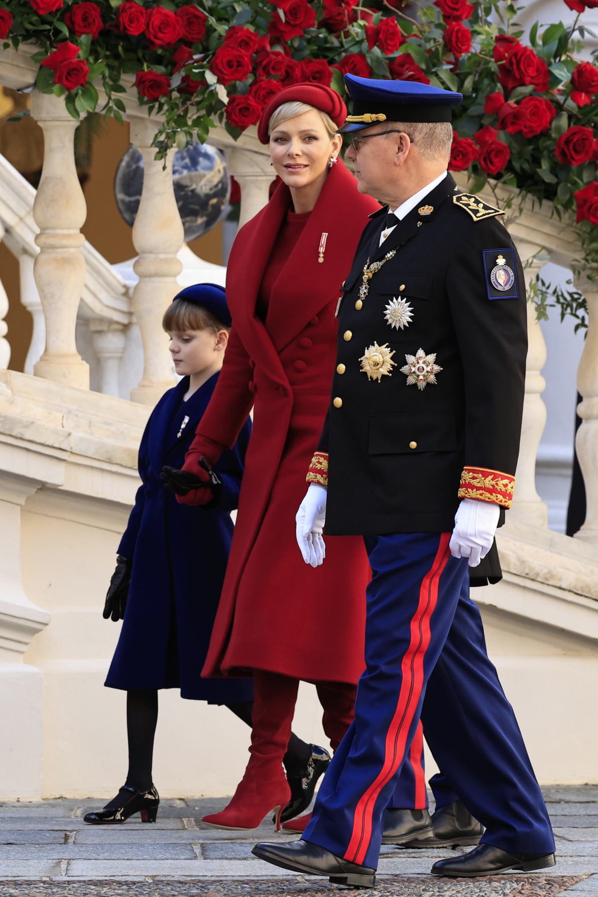 Monacké knieža Albert a jeho manželka, princezná Charlene