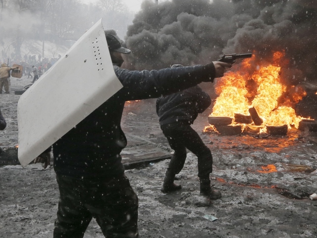Ukrajina Euromajdan protesty protivládne výročie