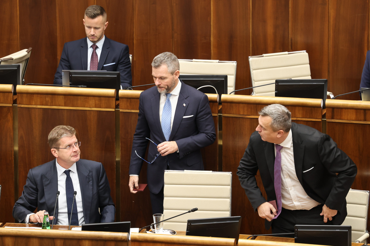 Parlament žiga Pellegrini Danko