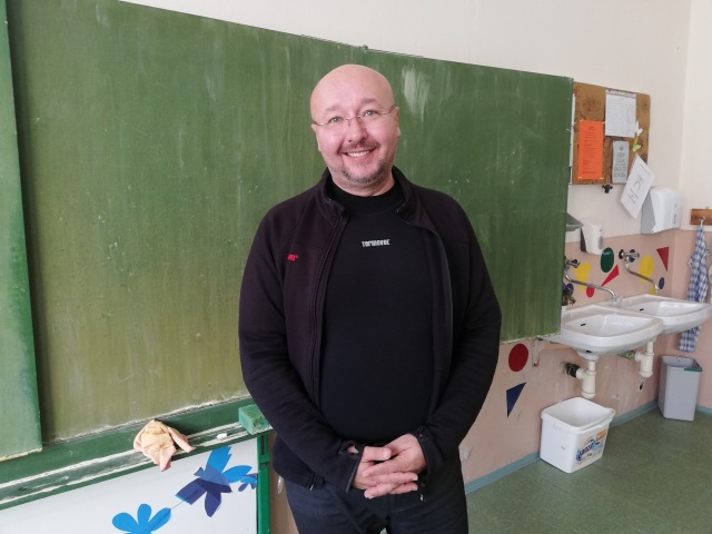 Róbert Stenchlák, farár, riaditeľ, základná škola, Čavoj