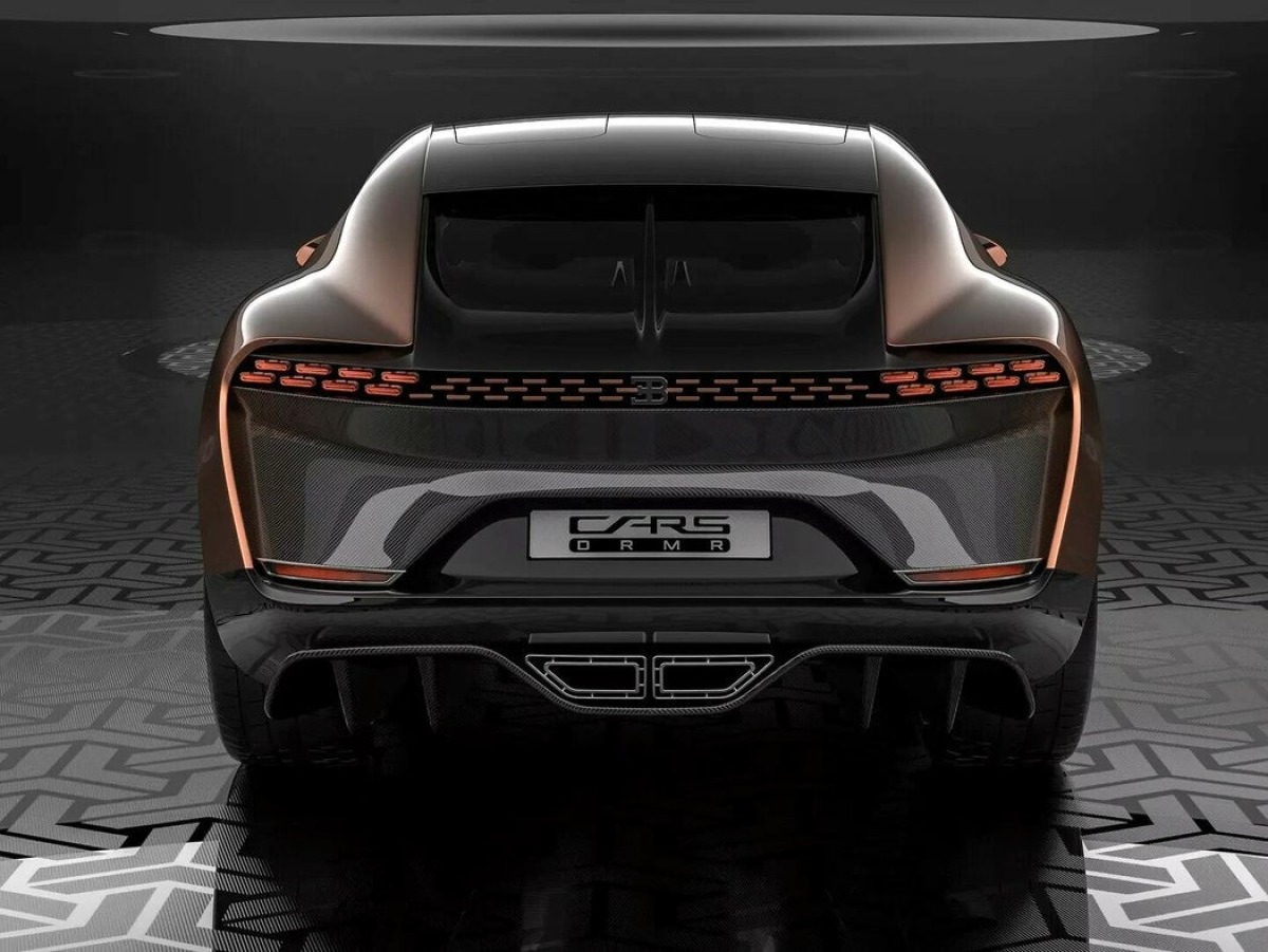 Bugatti Centurion Concept - nezávislá ilustrácia 2023