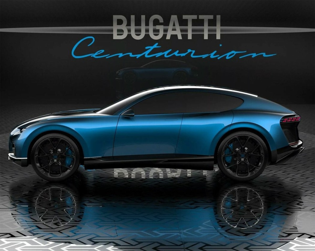 Bugatti Centurion Concept - nezávislá ilustrácia 2023