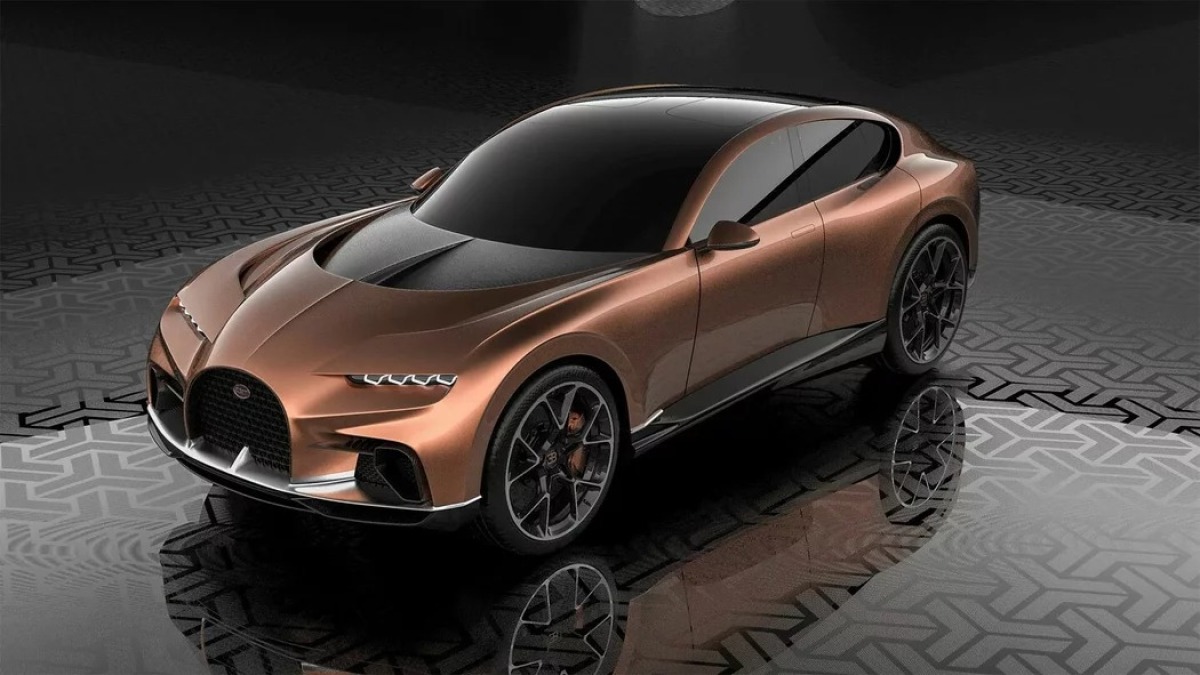 Bugatti Centurion Concept - nezávislá ilustrácia 2023