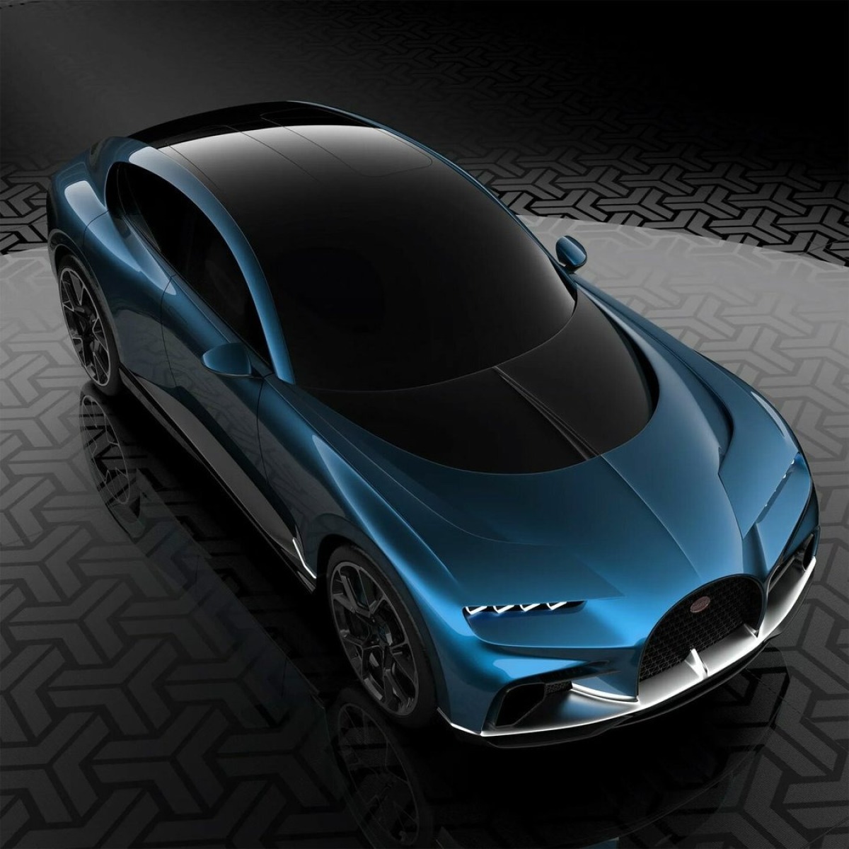 Bugatti Centurion Concept - nezávislá ilustrácia 2023