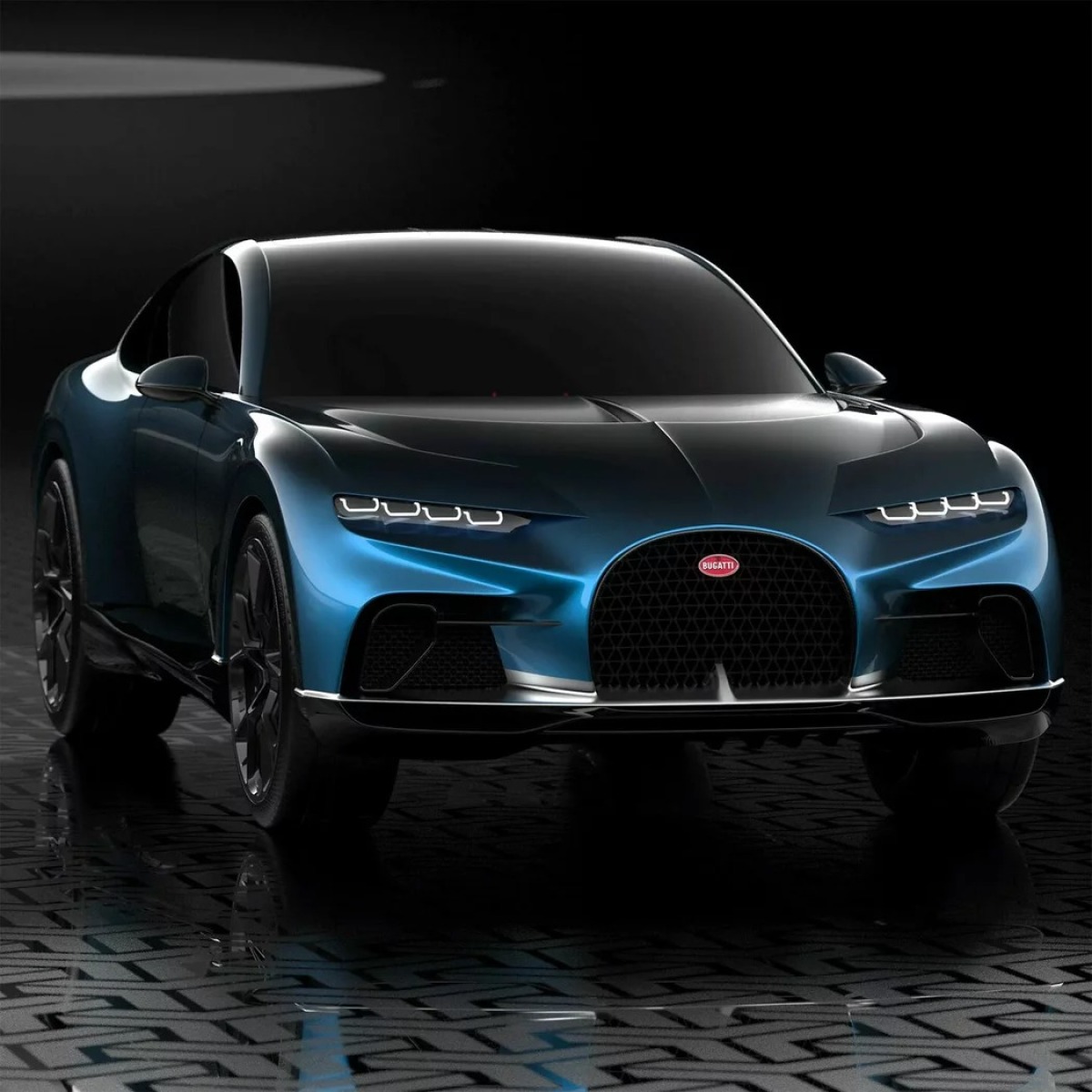 Bugatti Centurion Concept - nezávislá ilustrácia 2023