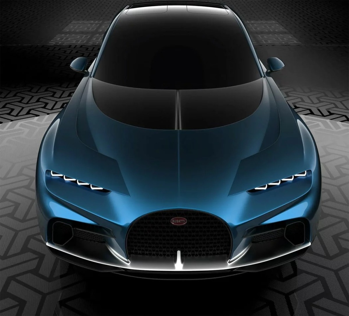 Bugatti Centurion Concept - nezávislá ilustrácia 2023