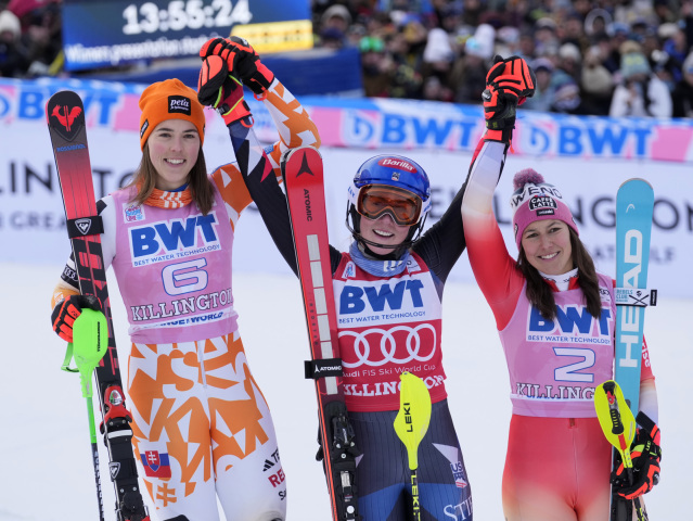Vlhová Shiffrinová Holdenerová