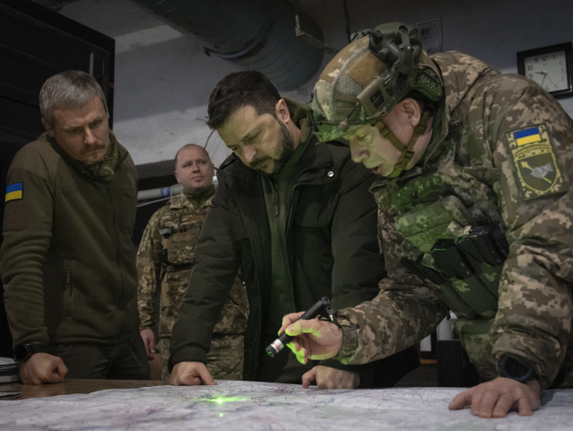 Zelenskyj, Mashovets, Syrsky, Kupiansk, vojna na Ukrajine