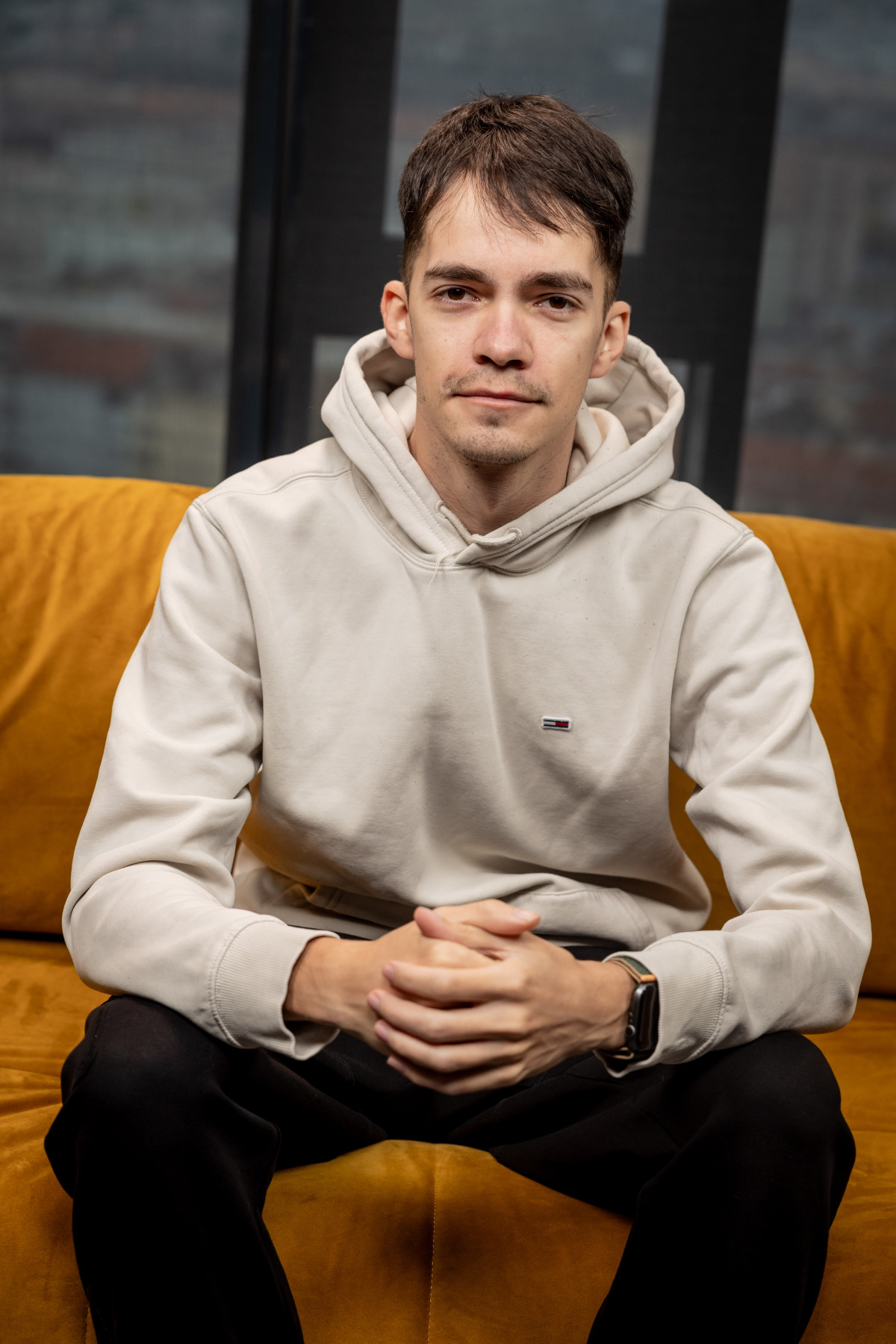 Herec Lukáš Frlajs. 