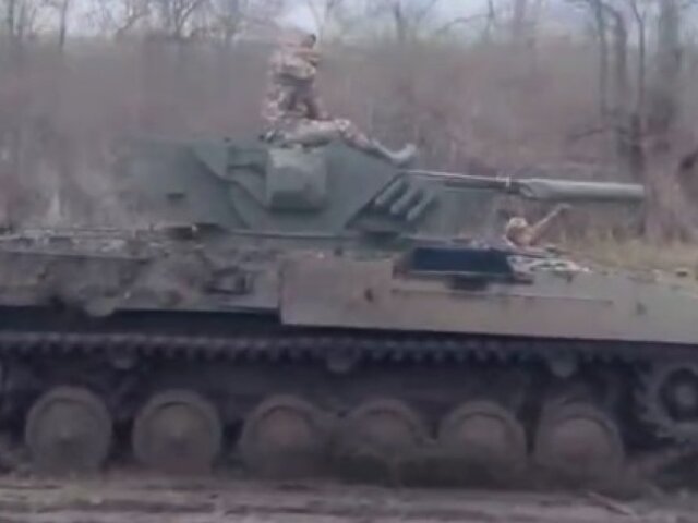ukrajinske BVP-1 s novou vezou