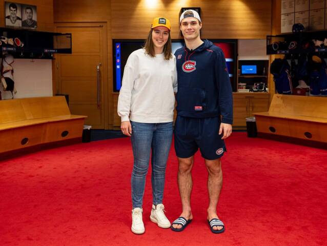 Petra Vlhová a Juraj Slafkovský