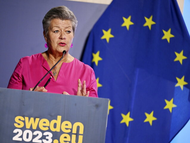 Ylva Johanssonová, Komisárka EÚ, Švédsko, Štokholm