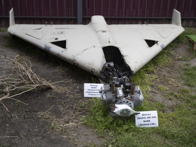 zostreleny dron Sahid 136