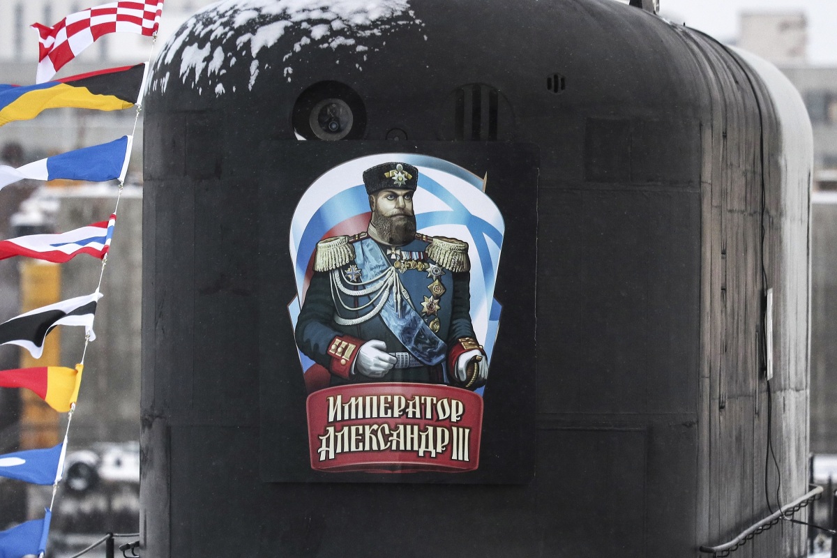 Ruskí námorníci, Putin, jadrová ponorka, Rusko, Moskva, námorníctvo, Alexander III