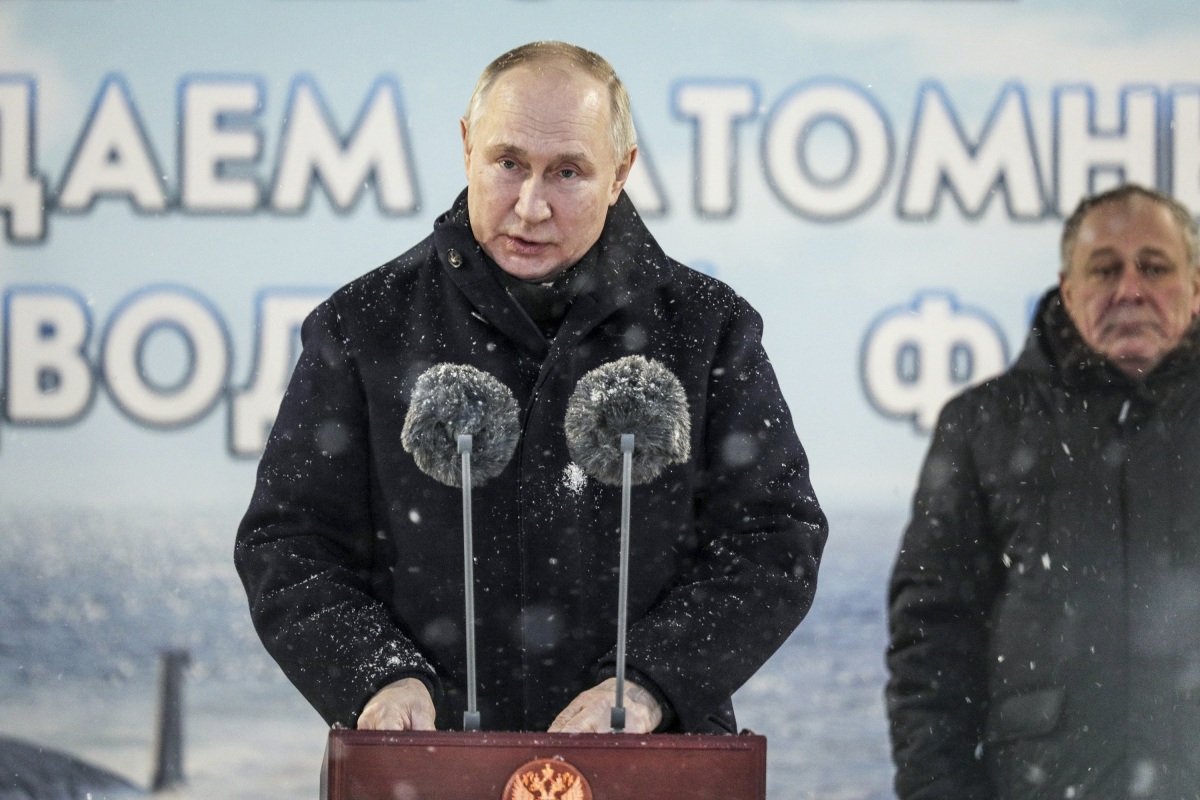 Ruskí námorníci, Putin, jadrová ponorka, Rusko, Moskva, námorníctvo