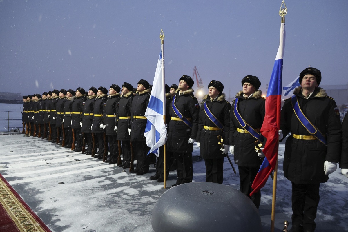 Ruskí námorníci, Putin, jadrová ponorka, Rusko, Moskva, námorníctvo