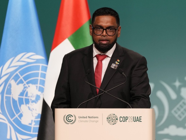 Prezident Guyany Irfaan Ali, klimatický samit, summit