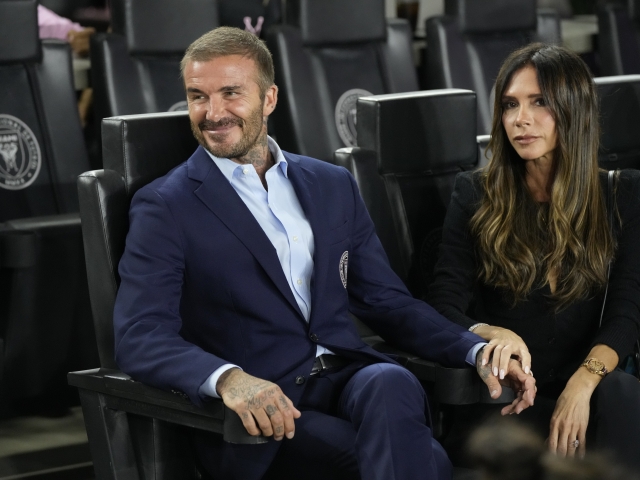 David Beckham a jeho manželka Victoria Beckham 