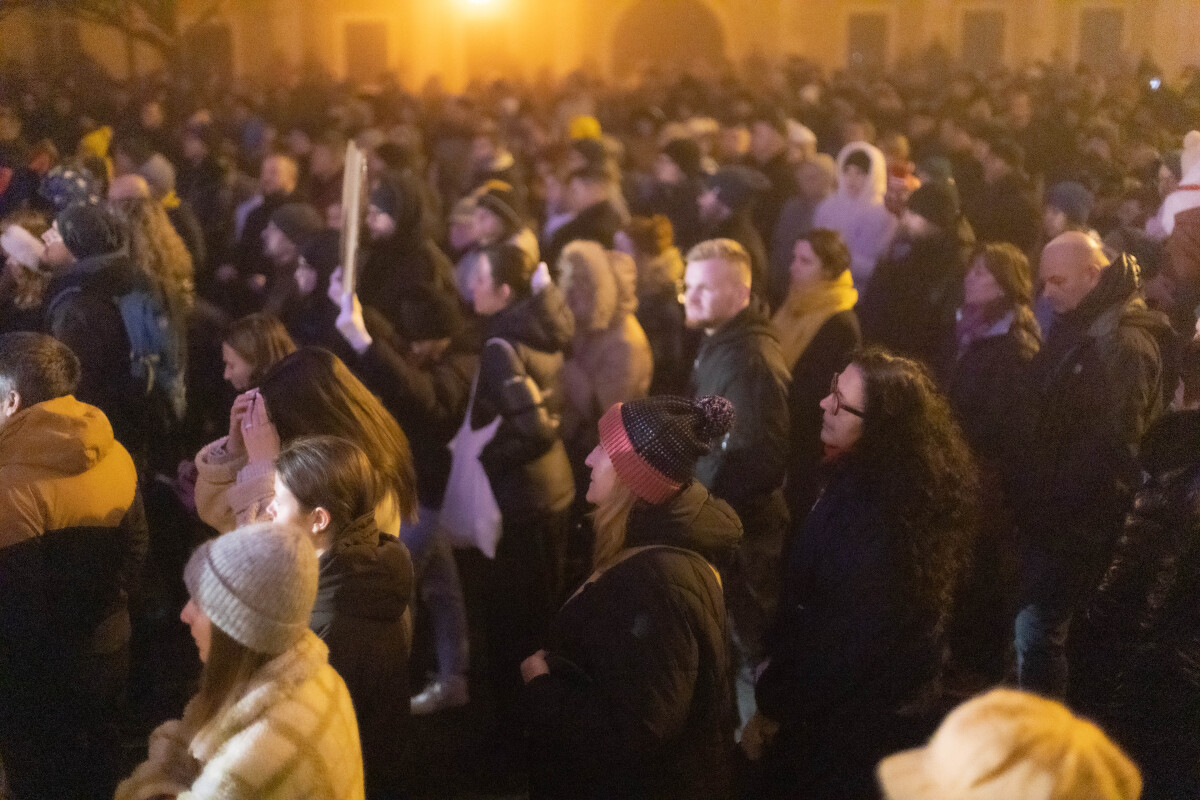 Protivládny protest v Trnave