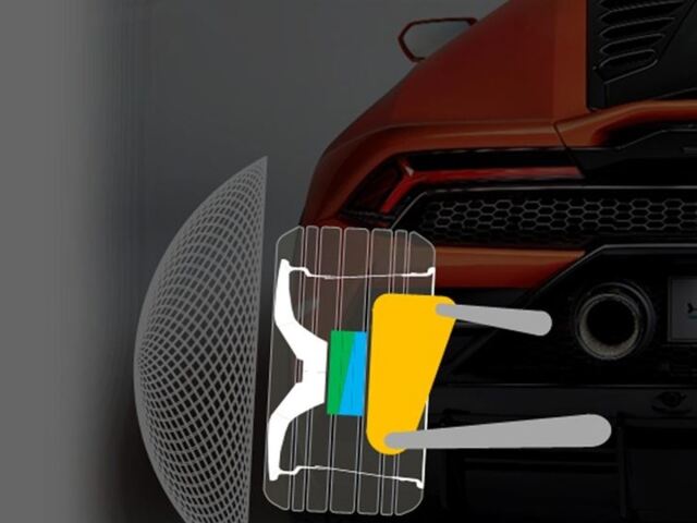 Lamborghini - aktívna geometria AWC