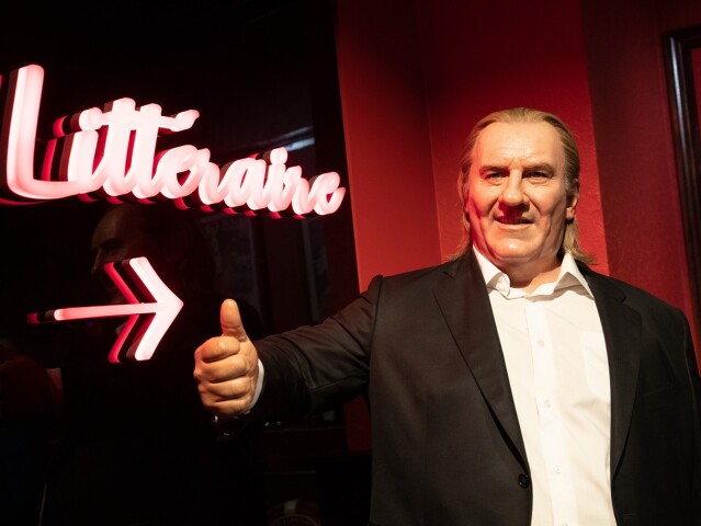 Gérard Depardieu, socha