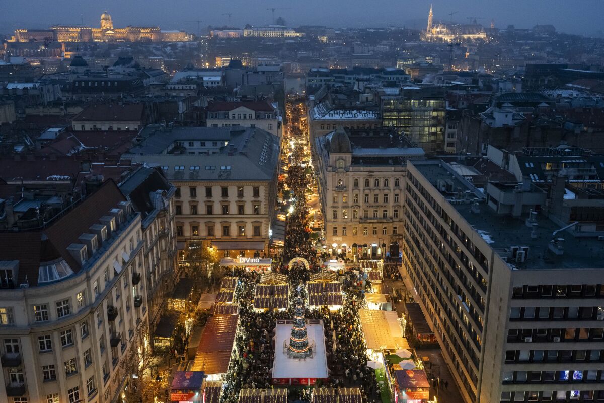 Vianoce, Budapešť