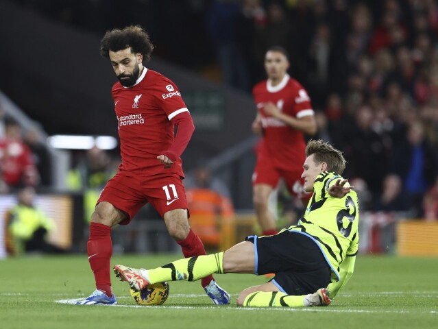 Mohamed Salah a Martin Odegaard
