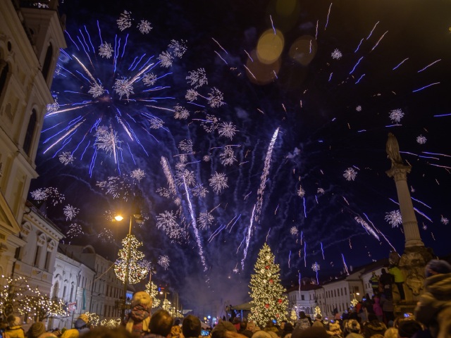 ohňostroj, Banská Bystrica, 2020