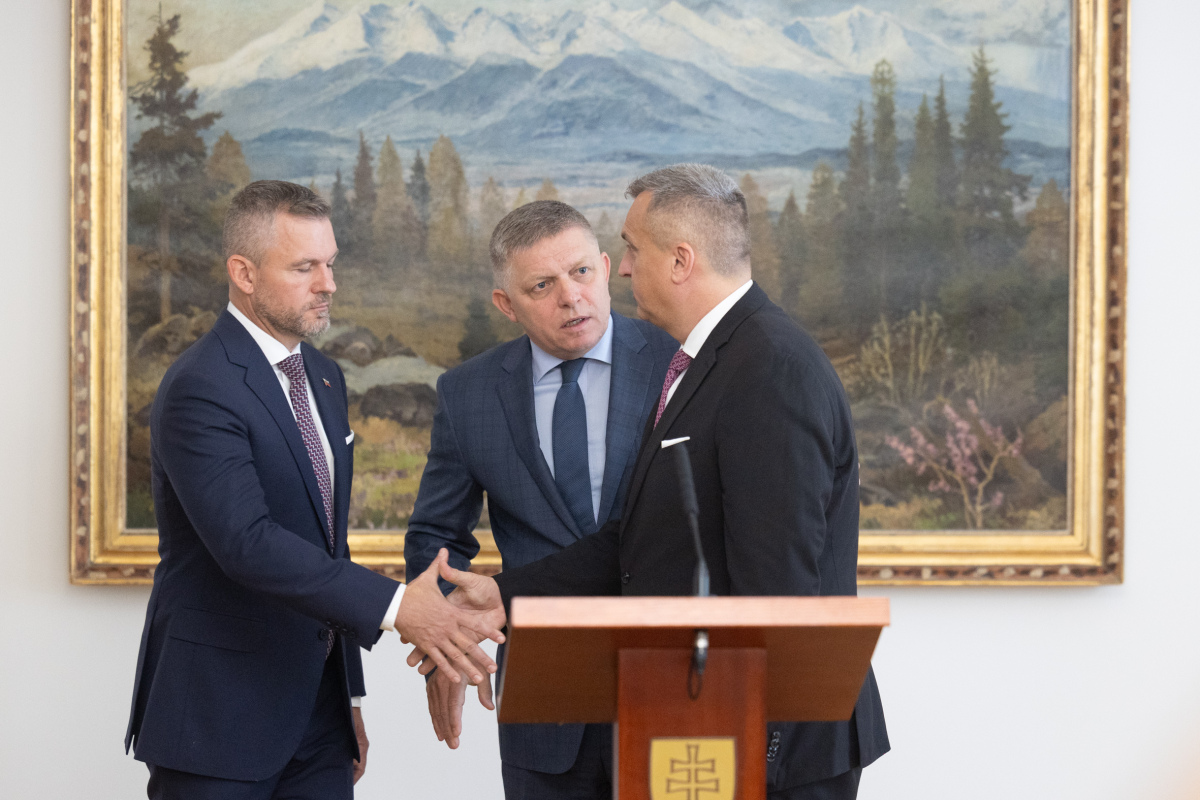 Predsedovia strán Smer Robert Fico, Hlas Peter Pellegrini a SNS Andrej Danko