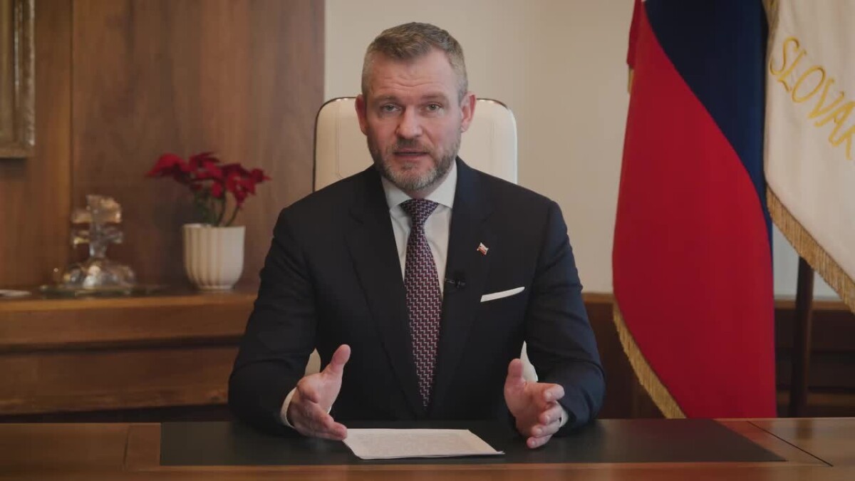 Peter Pellegrini, novoročný príhovor