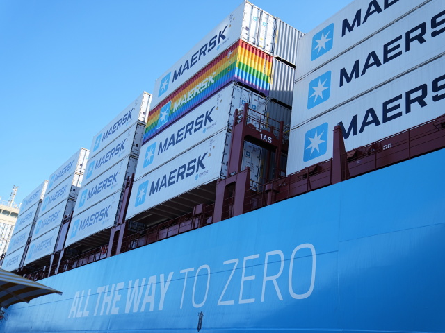 Denmark Maersk loď prepravná spoločnosť